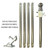 6' 5-Section Grommet Flag Pole and Bracket