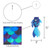 15-inch Cool Damsel Fish Windsock