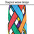 Fiesta Diagonal Weave 40-inch Windsock