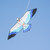 70-inch Blue Seabird Kite
