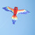 3D Scarlett Parrot Kite