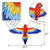 3D Scarlett Parrot Kite
