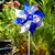 Blue & Silver Mylar Pinwheels - 8 PC