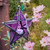 Purple 5-Point Star Tealight Lantern