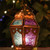Teal & Purple Hex Tealight Lantern