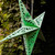Green Paper Star Lantern