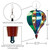 Rainbow Iridescent 6-Panel Mylar Hot Air Balloon