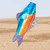 48" Iridescent Rainbow Fishy Windsock
