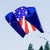 30" USA Sled Kite