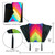 30" Neon Fiesta Stripe Sled Kite
