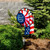 USA Flag Dual Spinner Wheels with Garden Flag