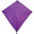 Colorfly Diamond - 30" Purple Kite