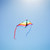Rainbow Stripe 30-inch Delta Kite