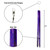 Purple 51-inch Mylar Windsock Purple 51-inch Mylar Windsock
