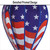 USA Flag 10-Panel Hot Air Balloon Spinner USA Flag 10-Panel Hot Air Balloon Spinner