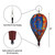 Fall Leaves 10-panel Hot Air Balloon Spinner