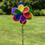 Rainbow Sparkle Double Flower Spinner