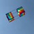 Rainbow Stripe Box Kite