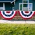 Pleated Fan Patriotic Bunting, 3' x 6'