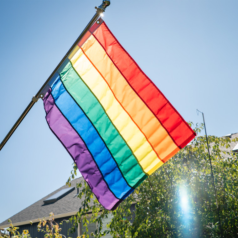 Rainbow 2x3 Grommet Flag