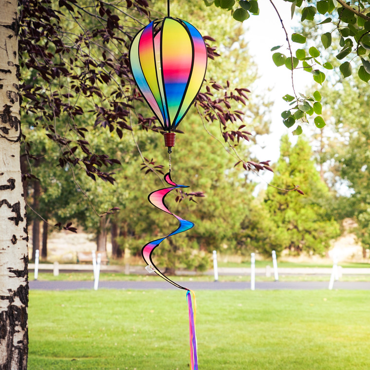 Rainbow Blended Hot Air Balloon Spinner