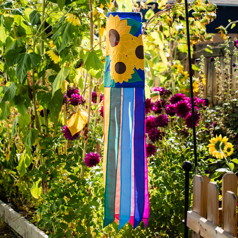 Sunflowers 40-inch Windsock