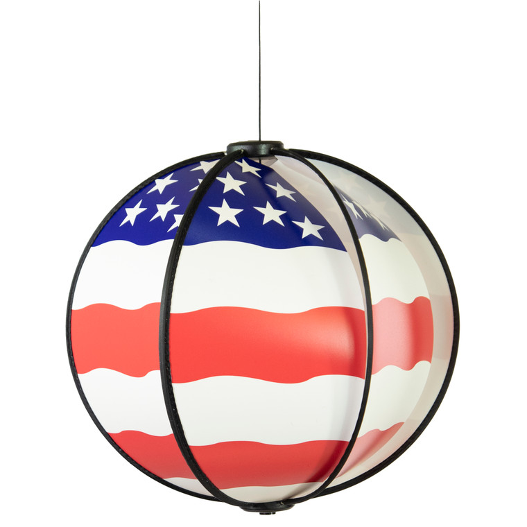 Patriotic Magic Crystal Ball - Hanging or Ground