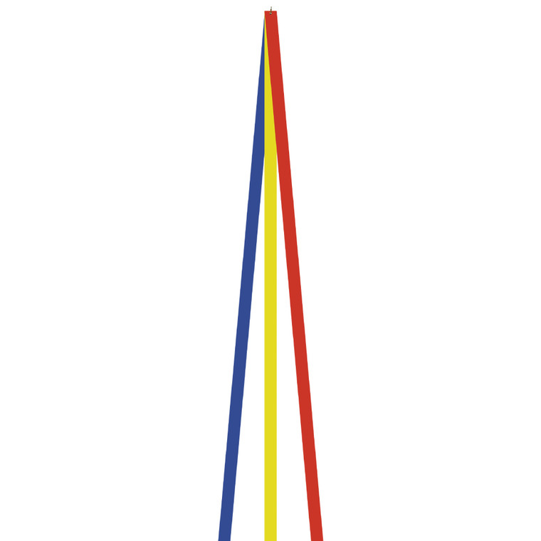 12' Red, Yellow & Blue Kite Tail