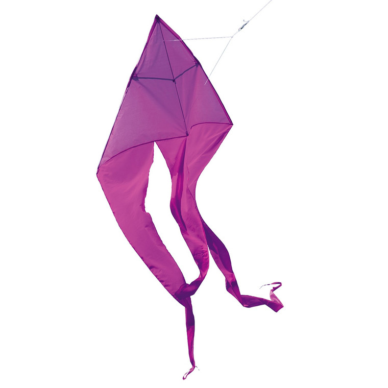 Purple 52-inch Wave Delta Kite