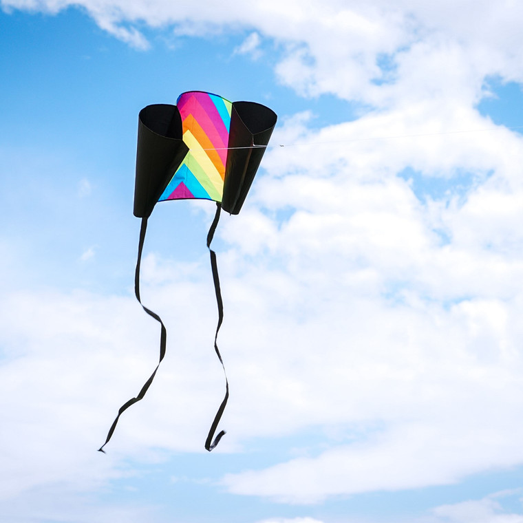 30" Neon Fiesta Stripe Sled Kite