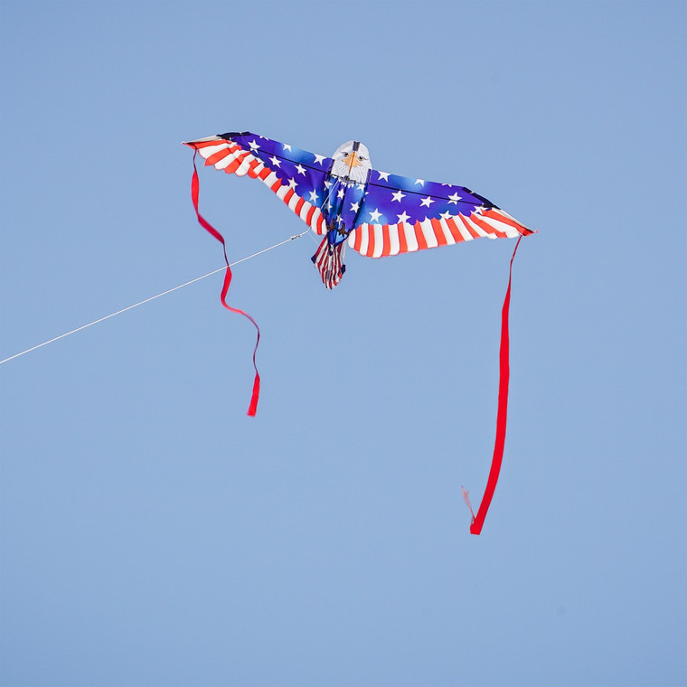 40" Patriotic Bald Eagle Bitty Bird Kite