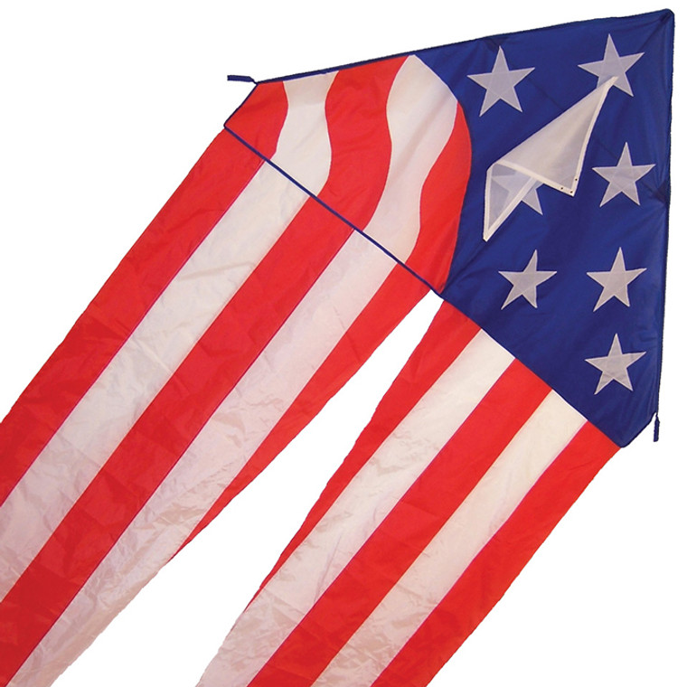 Delta - 56" Patriotic Kite with Long Flowing Tails