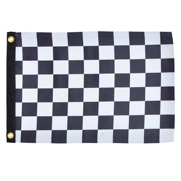 Grommet Flag - 12" x 18" Checkered Flag