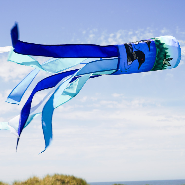 Pair of Loons 40-inch Windsock