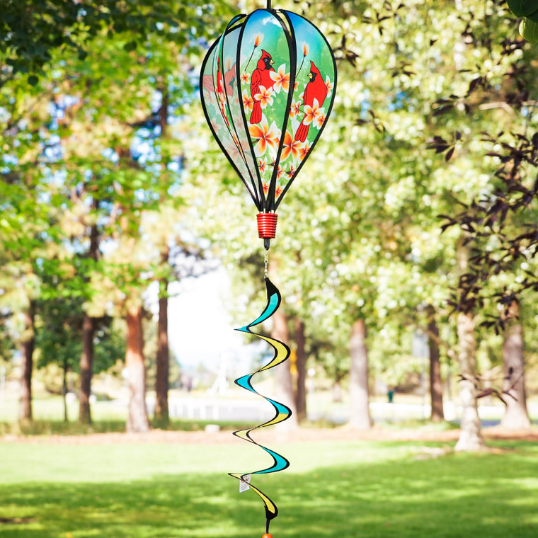 Cardinal Hot Air Balloon Spinner