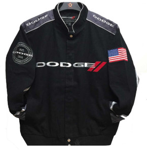 Dodge Racing Twill cotton Jacket - Black