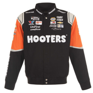 2024 Chase Elliott JH Design NASCAR Hooters Uniform Full-Snap Jacket
