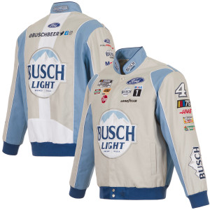 Kevin Harvick Nascar JH Design Twill Uniform Full-Snap Jacket Kevin Harvick Nascar JH Design Twill Uniform Full-Snap Jacket