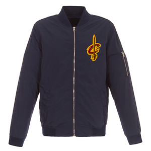Cleveland Cavaliers JH Design Lightweight Nylon Bomber Jacket – Navy Cleveland Cavaliers JH Design Lightweight Nylon Bomber Jacket – Navy