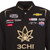 Kyle Busch Nascar JH Design 3Chi Cotton Twill Uniform Full Snap Jacket-Black