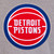 Detroit Pistons JH Design Two-Tone Reversible Fleece Jacket - Gray/Royal