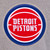 Detroit Pistons JH Design Two-Tone Reversible Fleece Jacket - Gray/Royal
