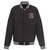Toronto Raptors Reversible Fleece Jacket with Faux Leather Sleeves – Black/White by JH Design