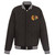 Chicago Blackhawks Reversible Fleece Jacket with Faux Leather Sleeves – Black/White by JH Design