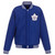 Toronto Maple Leafs Reversible Fleece Jacket with Faux Leather Sleeves – Royal/White by JH Design