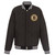 Boston Bruins Reversible Fleece Jacket with Vegan Leather Sleeves – Black/White by JH Design