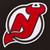 New Jersey Devils Reversible Fleece Jacket with Vegan Leather Sleeves – Black/White by JH Design