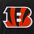Cincinnati Bengals  JH Design Reversible Fleece Jacket with Faux Leather Sleeves - Black/White