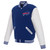 Buffalo Bills - JH Design Reversible Fleece Jacket with Faux Leather Sleeves - Royal/White