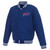 Buffalo Bills - JH Design Reversible Fleece Jacket with Faux Leather Sleeves - Royal/White